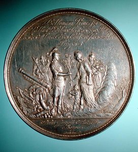 Medaille ter herdenking van het huwelijk van prinses Mary met Willem van Oranje