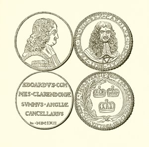 Medaille van Clarendon en Medaille ter Herdenking van de Restauratie door English School