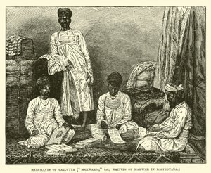 Kooplieden van Calcutta, Marwaris, d.w.z. inboorlingen van Marwar in Rajpootana door English School