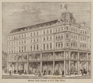 Messrs John Barker en Co, Kleermakers en Algemene Magazijnhouders, Outfitters, Huishoudelijke Ingenieurs, Huisinrichters en Leveranciers, Kensington High Street, W door English School