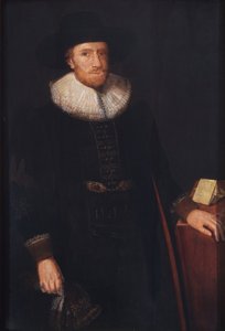 Miles Newton, een brief in zijn hand door English School