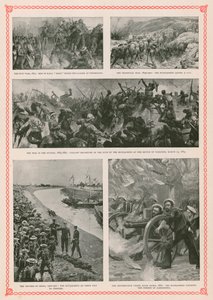 Militaire acties met Britse matrozen tijdens het bewind van koningin Victoria: de Zoeloe-oorlog, de Boerenoorlog, de Mahdistische opstand in Soedan, de Bokseropstand en de Anglo-Egyptische oorlog