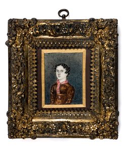 Miniatuur van Anne Lister van Shibden Hall door English School