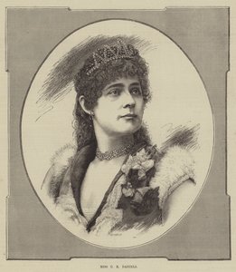 Miss C E Daniels door English School