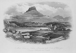 Moel Gest, of Natuurmonument voor de Hertog van Wellington, tussen Tremadoc en Criccieth