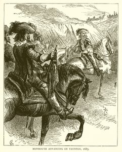 Monmouth trekt op naar Taunton, 1685