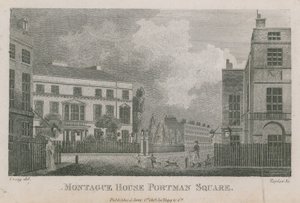 Montague House, Portman Square, Londen door English School