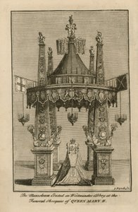 Monument voor Koningin Mary II door English School