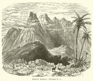 Berg Horeb, Exodus, iii