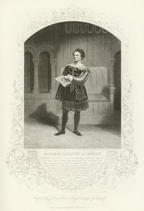 Meneer Barry Sullivan als Hamlet, Act II, scène ii
