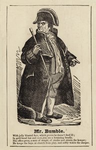 Mr. Bumble uit Oliver Twist door English School