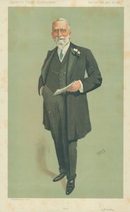 Mr Evan Spicer, Papier, 8 mei 1912, Vanity Fair cartoon door English School