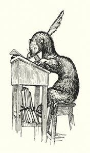 Mr Ferret aan het werk door English School