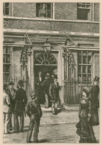 De ziekte van Mr. Gladstone: bezorgde vragers in Downing Street door English School