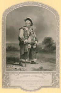 De heer Hackett als Falstaff