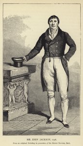 Mr John Jackson, 1798, naar een origineel schilderij in het bezit van Sir Henry Smythe, Baronet door English School