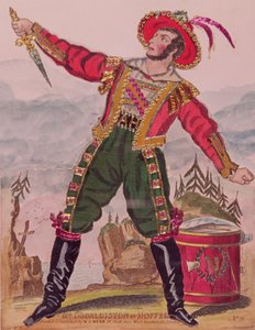 Mr. Osbaldiston als Andreas Hofer (Hoffer) de Tiroolse patriot leider, uitgegeven door W.G. Webb, Londen