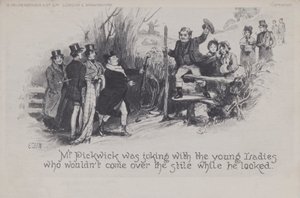 Mr Pickwick grapt met de jonge dames door English School