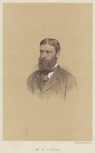 De heer R C Vyner (litho) door English School
