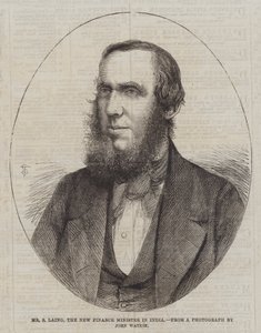 De nieuwe minister van Financiën in India, Mr S Laing