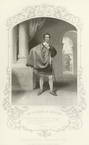 Meneer T Mead als Iachimo, Cymbeline, Act I, scène VII