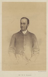 De heer W E Rigden (litho)