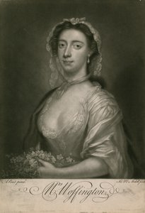 Mevrouw Woffington, actrice door English School