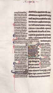 Ms.27, f.132v: Pagina uit een geannoteerde kopie van het Nieuwe Testament