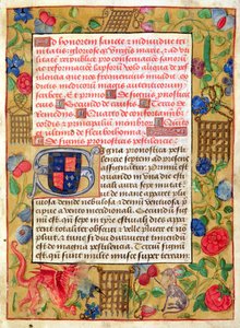 Pagina uit een Verzameling van Pestverhandelingen in het Latijn en Engels, ca. 1500