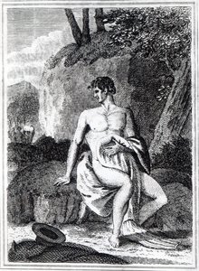 Mungo Park in Afrika, een illustratie uit 