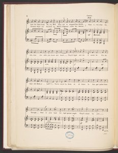 Bladmuziek van het lied "We