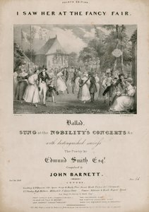 Bladmuziek: Ik zag haar op de fancy fair door Edmund Smith, gecomponeerd door John Barnett