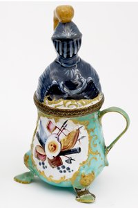 Mosterdpot, Bilston, c.1780 door English School