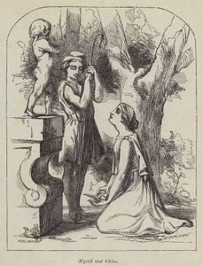Myrtil en Chloe (gravure)