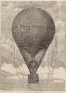 Nadars reuzenballon in Parijs