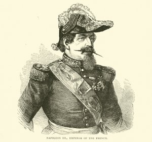 Napoleon III, keizer van de Fransen, juli 1870 door English School