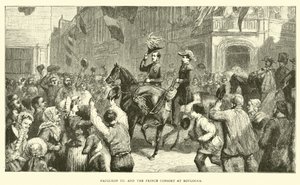 Napoleon III en de Prins-Gemaal in Boulogne door English School