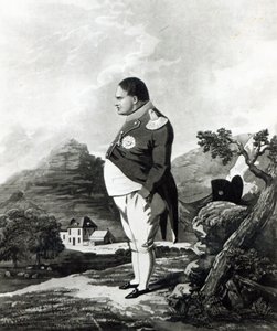 Napoleon op het eiland Sint-Helena, 1820 door English School