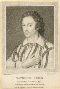 Nathaniel Field, een beroemde acteur in Shakespeare-stukken door English School
