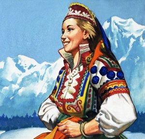 Nationale klederdracht van Joegoslavië