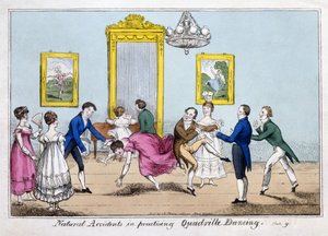 Natuurlijke Ongelukken bij het beoefenen van Quadrille Dansen, uitgegeven Cleary
