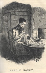 Needle Money, illustratie uit Punch Magazine, december 1849