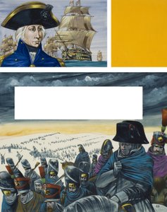 Nelson en Napoleon door English School