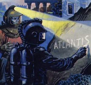 Nemo schreef Atlantis in krijtsteen door English School
