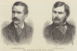 Nieuwe Leden van de Koninklijke Academie (gravure)