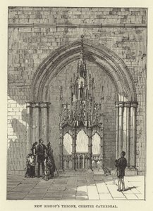Nieuwe Bisschopstroon, Chester Kathedraal door English School