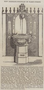 Nieuwe Drinkfontein in Fleet-Street