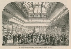 Nieuwe galerij van het Institute of Painters in Water Colours door English School