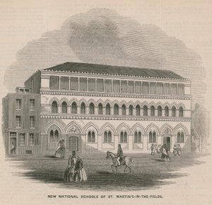 Nieuwe nationale scholen van St Martins-in-the-Fields door English School