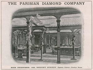 Nieuwe panden van The Parisian Diamond Company, 143 Regent Street, Londen door English School